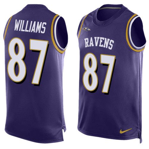 Maxx Williams Baltimore Ravens purple jersey