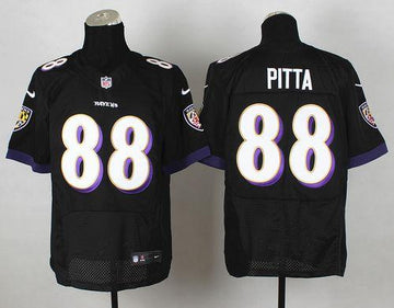 Dennis Pitta Baltimore Ravens black Elite jersey