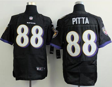 Dennis Pitta Baltimore Ravens black Elite jersey