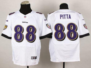 Dennis Pitta Baltimore Ravens white Elite jersey