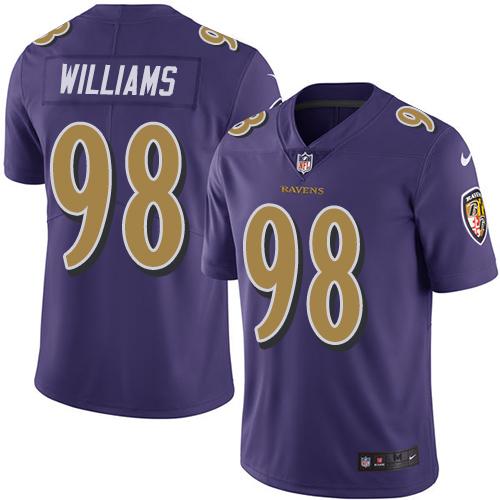 Brandon Williams Baltimore Ravens purple jersey