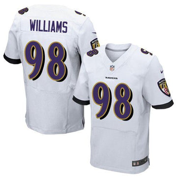 Brandon Williams Baltimore Ravens white Elite jersey