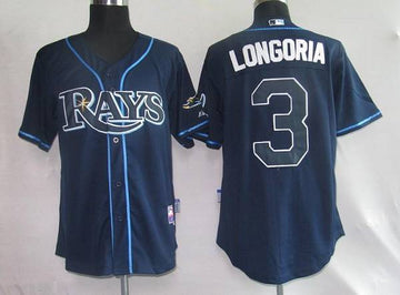 Evan Longoria Gark Tampa Bay Rays blue jersey