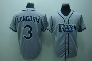 Evan Longoria Tampa Bay Rays grey jersey