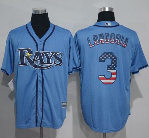 Evan Longoria Tampa Bay Rays blue Fashion jersey