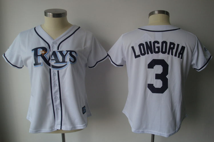 Evan Longoria Tampa Bay Rays white Fashion jersey