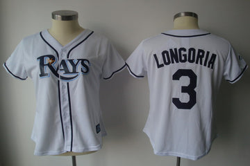 Evan Longoria Tampa Bay Rays white Fashion jersey