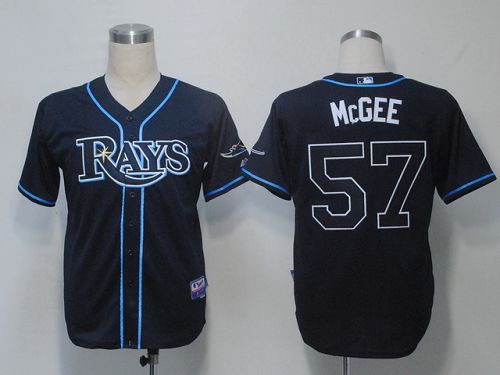 Jake Mcgee Tampa Bay Rays blue jersey
