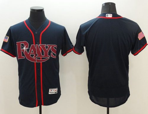 Custom Tampa Bay Rays blue Fashion jersey