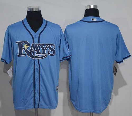 Custom Tampa Bay Rays blue jersey