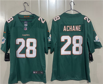 De'Von Achane Miami Dolphins aqua Vapor jersey