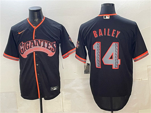 Patrick Bailey San Francisco Giants black Alternate jersey