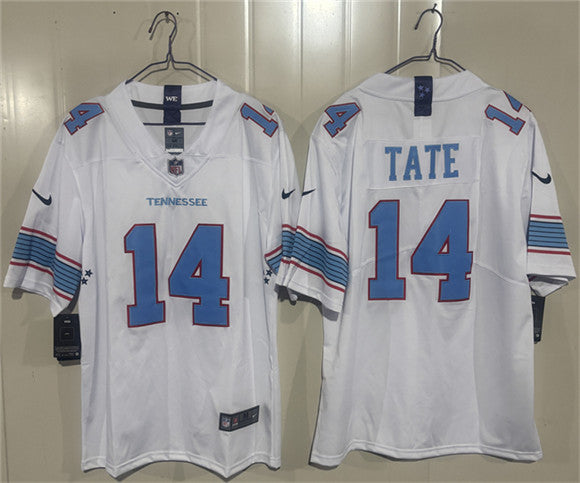 Carnell Tate Tennessee Titans white Vapor jersey