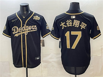 Shohei Ohtani Los Angeles Dodgers black Game jersey