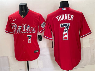 Trea Turner Philadelphia Phillies red Home jersey