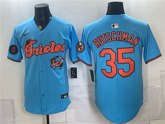Adley Rutschman Baltimore Orioles blue Vapor jersey