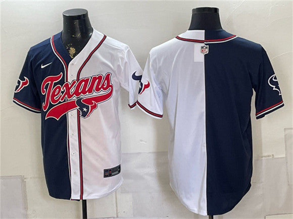 Custom Houston Texans Split jersey