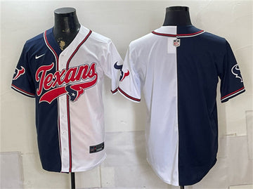 Custom Houston Texans Split jersey