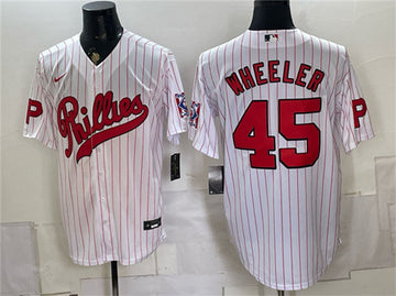 Zack Wheeler Philadelphia Phillies white jersey