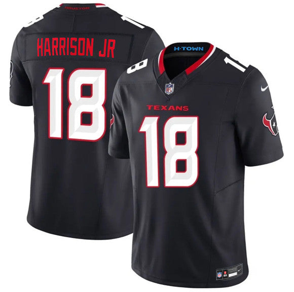 Marvin Harrison Jr Houston Texans navy Vapor jersey