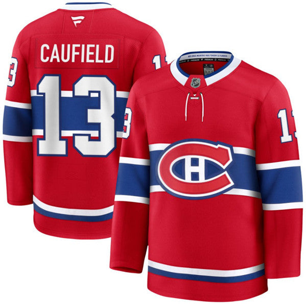 Cole Caufield Montreal Canadiens red jersey