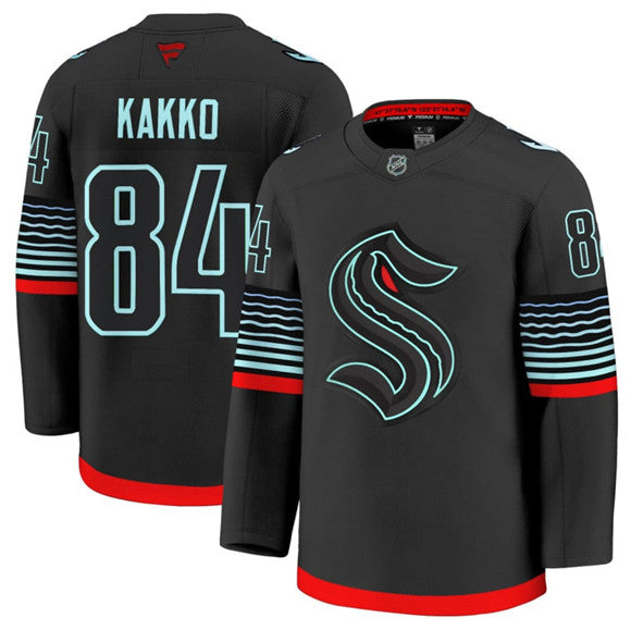 Kaapo Kakko Seattle Kraken black Alternate jersey