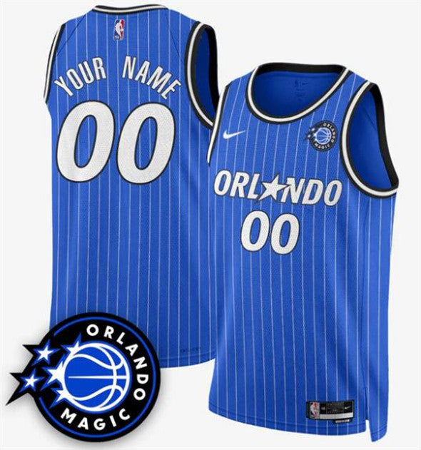 Custom Orlando Magic royal jersey