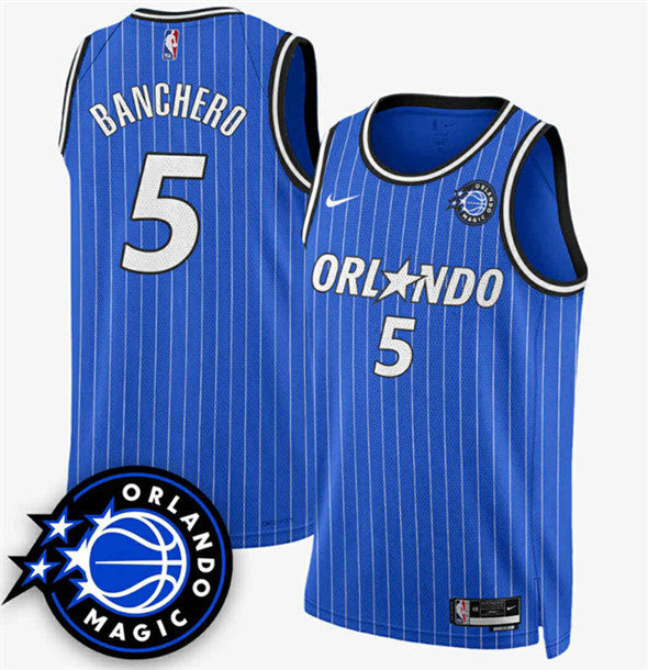 Paolo Banchero Orlando Magic royal jersey