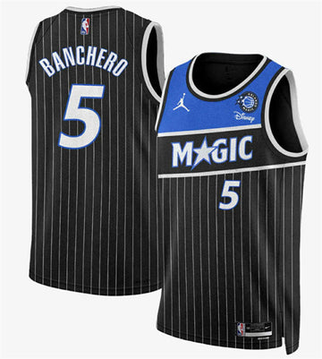 Paolo Banchero Orlando Magic black jersey