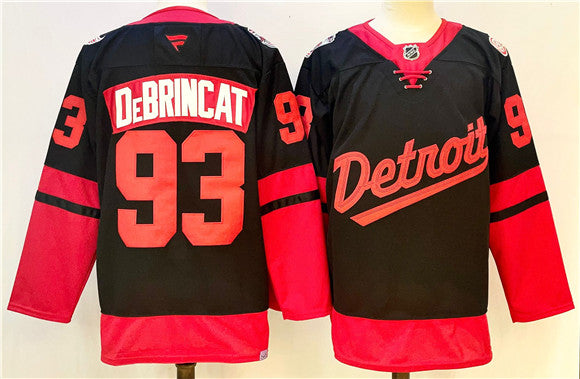 Alex DeBrincat Detroit Red Wings black jersey