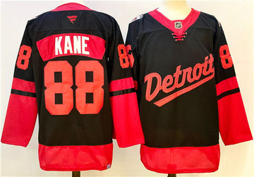 Patrick Kane Detroit Red Wings black jersey