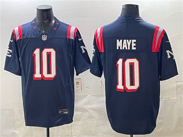 Drake Maye New England Patriots navy Vapor jersey