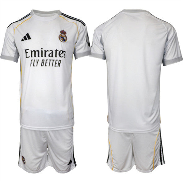 Custom Real Madrid white Home jersey