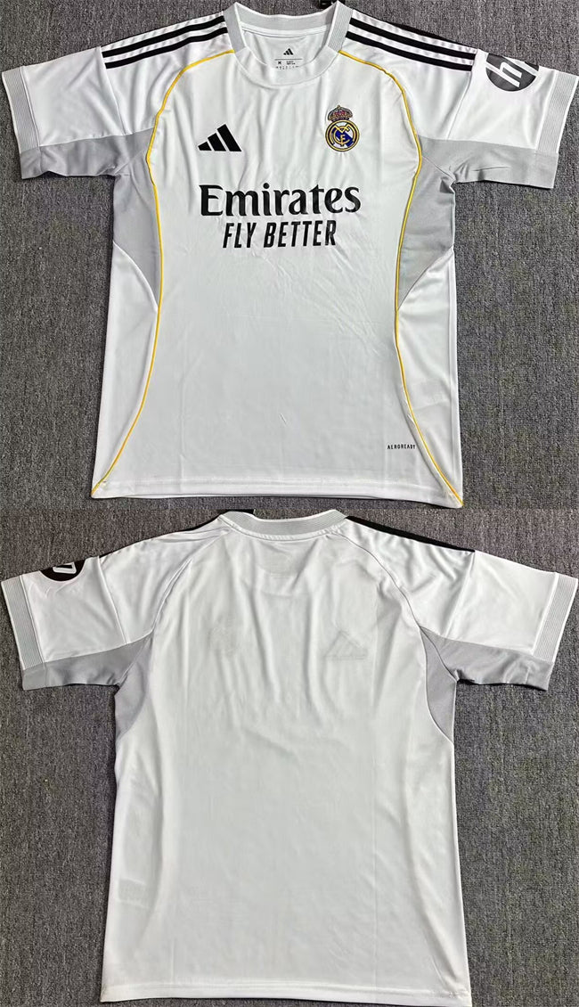 Custom Real Madrid white Home jersey