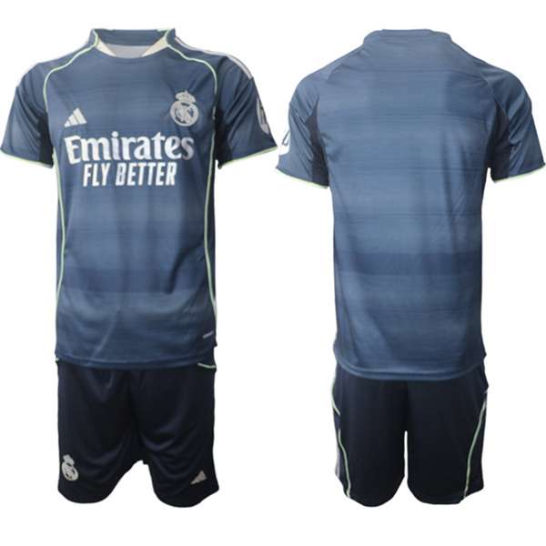 Custom Real Madrid navy Away jersey
