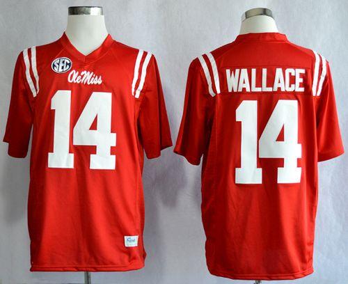 Bo Wallace Ole Miss Rebels red jersey