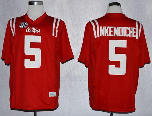 Robert Nkemdiche Ole Miss Rebels red jersey