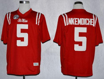Robert Nkemdiche Ole Miss Rebels red jersey