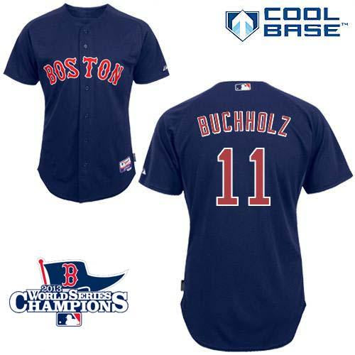 Clay Buchholz Boston Red Sox blue jersey
