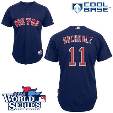 Clay Buchholz Boston Red Sox blue jersey