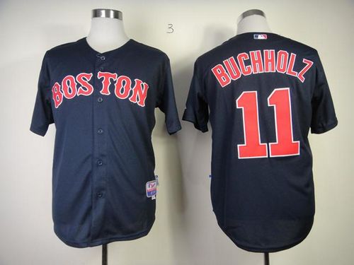 Clay Buchholz Boston Red Sox blue jersey