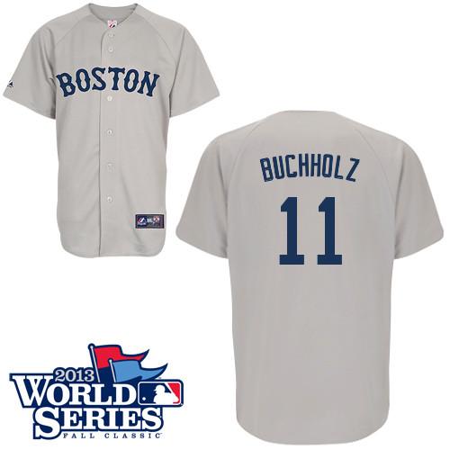 Clay Buchholz Boston Red Sox grey jersey