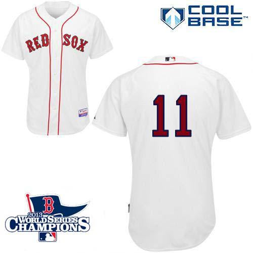Clay Buchholz Boston Red Sox white jersey