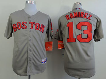 Hanley Ramirez Boston Red Sox grey jersey