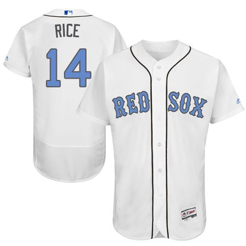Jim Rice Boston Red Sox white Authentic jersey