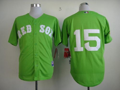 Dustin Pedroia Boston Red Sox green jersey