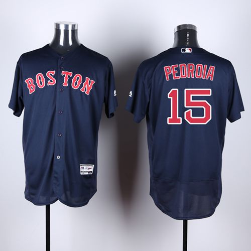 Dustin Pedroia Boston Red Sox navy Authentic jersey