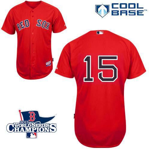 Dustin Pedroia Boston Red Sox red jersey