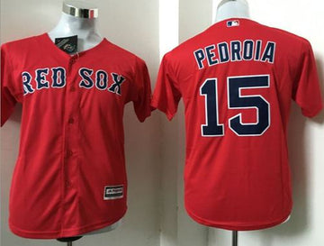 Dustin Pedroia Boston Red Sox red jersey