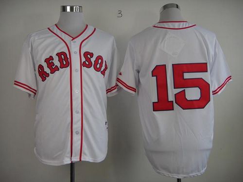 Dustin Pedroia Boston Red Sox white jersey